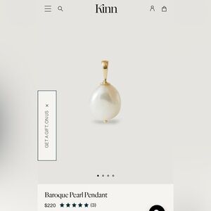 Kinn Baroque Pearl Pendant (kinn studio)